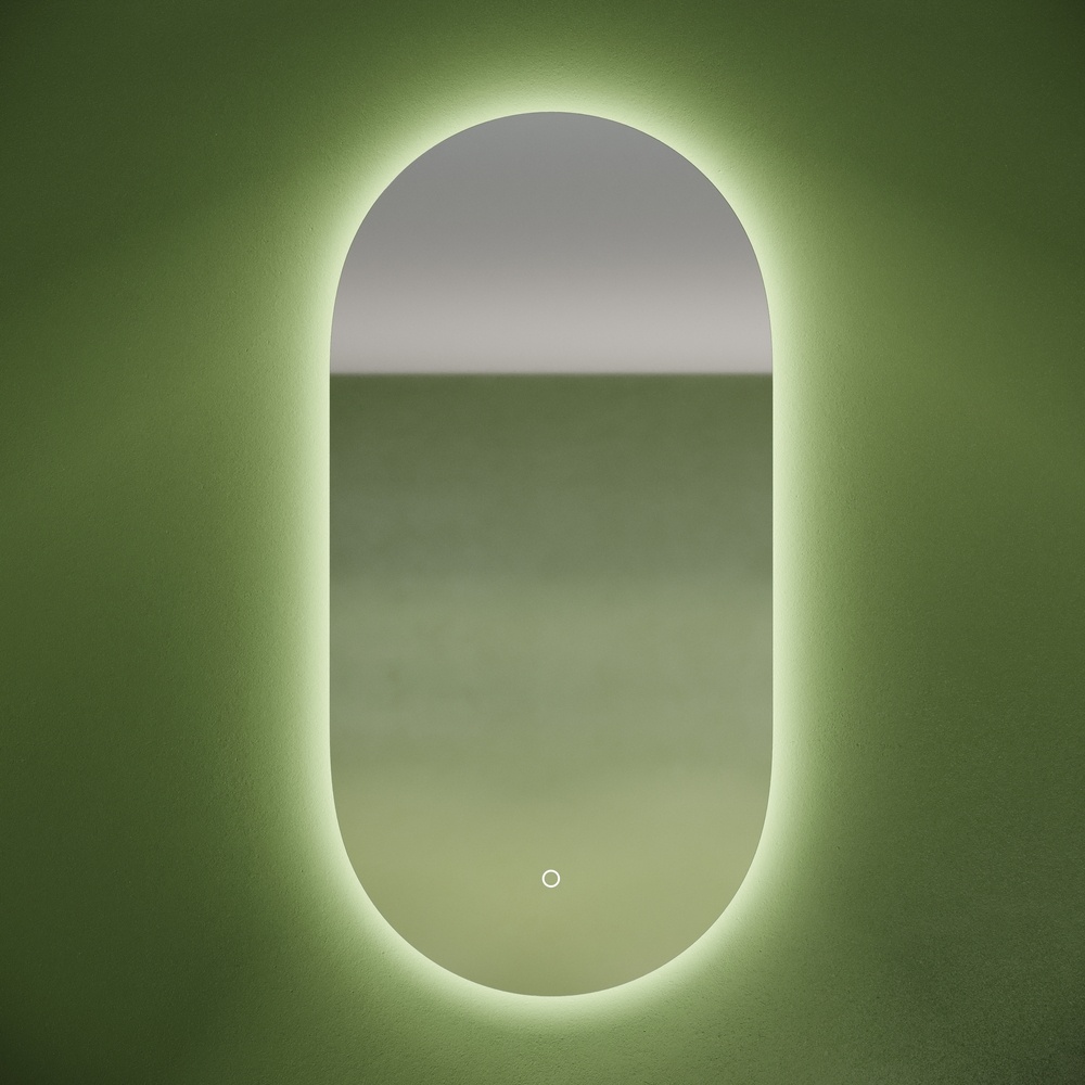 OV45C Зеркало SANCOS "Oval Led", контурная подсветка 450х900 - артикул K0000220193