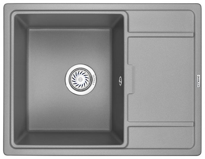 Кухонная мойка АЛЮМИНИУМ кварц 6503 - артикул K0000182457