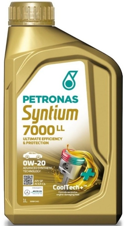0W20 PETRONAS SYNTIUM 7000 LL 1L синтет.моторное масло - артикул K0000109467
