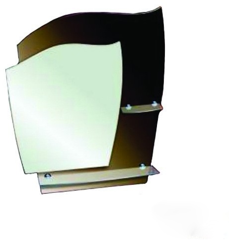 Зеркало Континент "Ардео" (585x690) с полками - артикул K0000041842