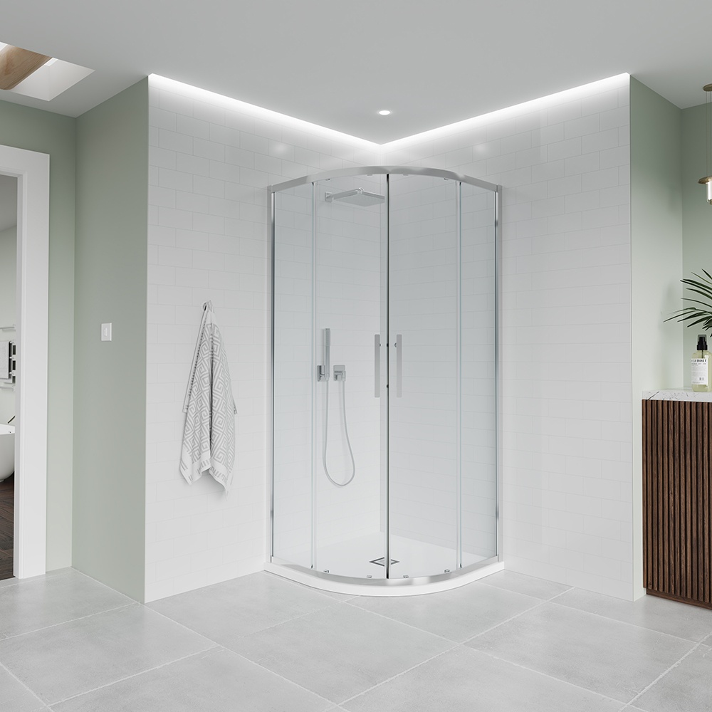 Душевой угол Veconi Evo 200 CH Арт. E2-CH-8080-01-C9 Стекло прозр./6мм(780-800x780-800/1950) - артикул K0000209361