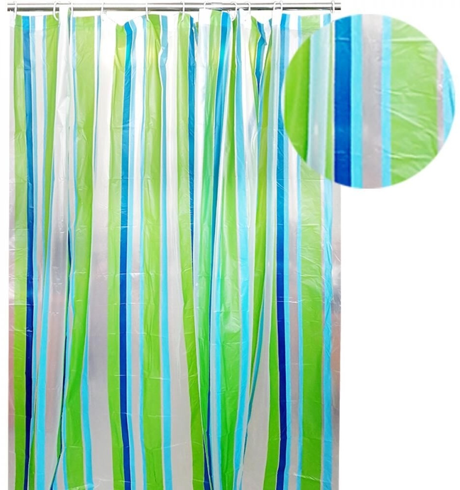 штора для ванной 002E-45 (полоски) 1,8*1,8 - артикул K0000047988