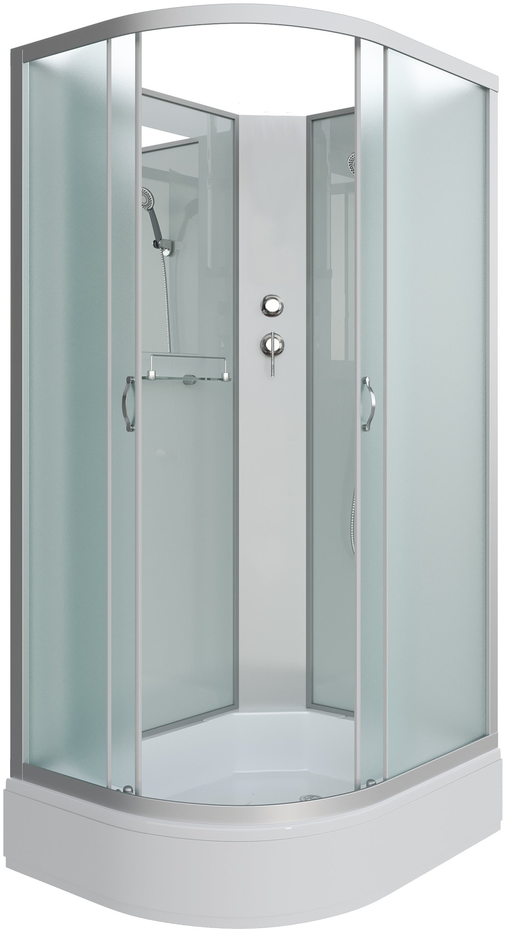Душ.кабина Niagara NG-33294-14RBK (1200х900х2150) средний поддон (26см) стекло МАТОВОЕ 4 места - артикул K0000106094