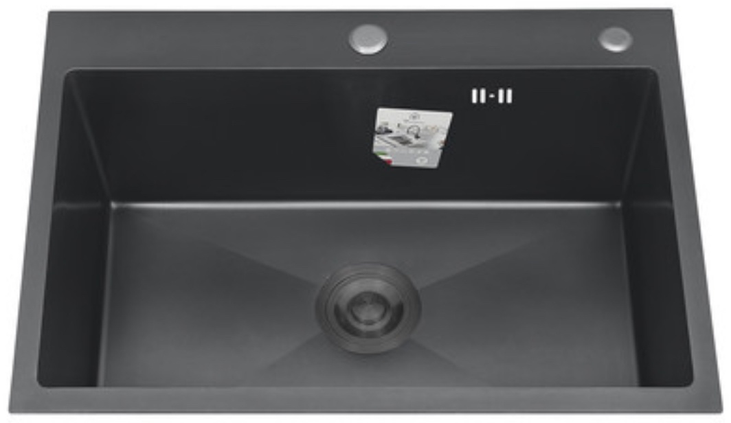 Кухонная мойка Diadonna DS6050B Черный (сифон в комплекте) - артикул K0000117398