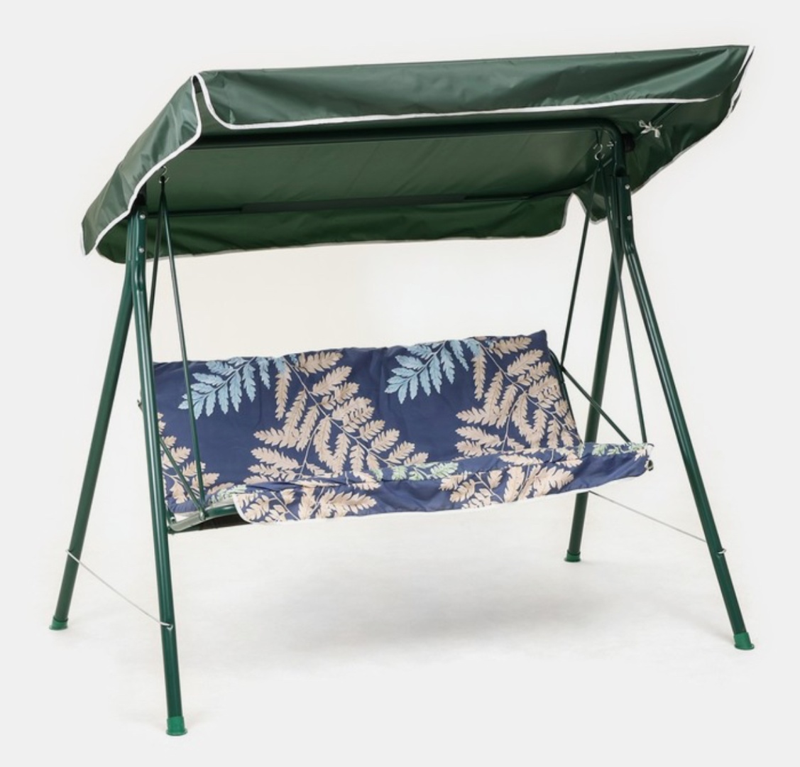 Качели садовые "Адлер" папоротник, 175 х 150 х 120 см, максимальная нагрузка 150 кг 10499713 - артикул K0000188209