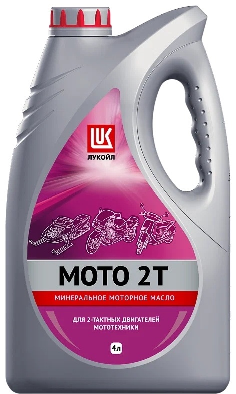 2Т Лукойл Мото 4л минеральное моторное масло для 2х тактных двигателей - артикул K0000089864