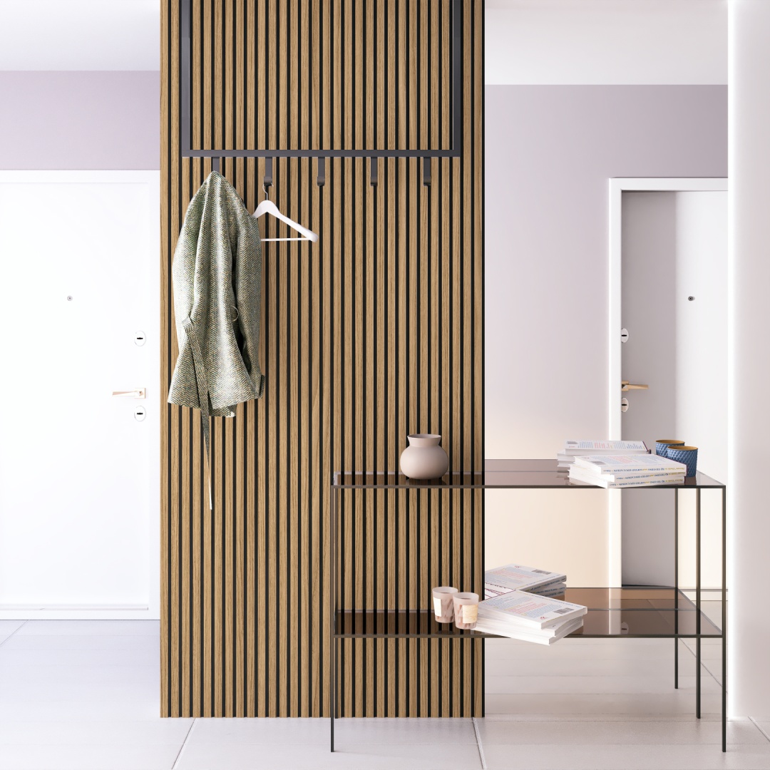 Панель стеновая акустическая МДФ Comfort Standard 2780 x 600 x 9 цвет Дуб Сальвадор - артикул K0000237384