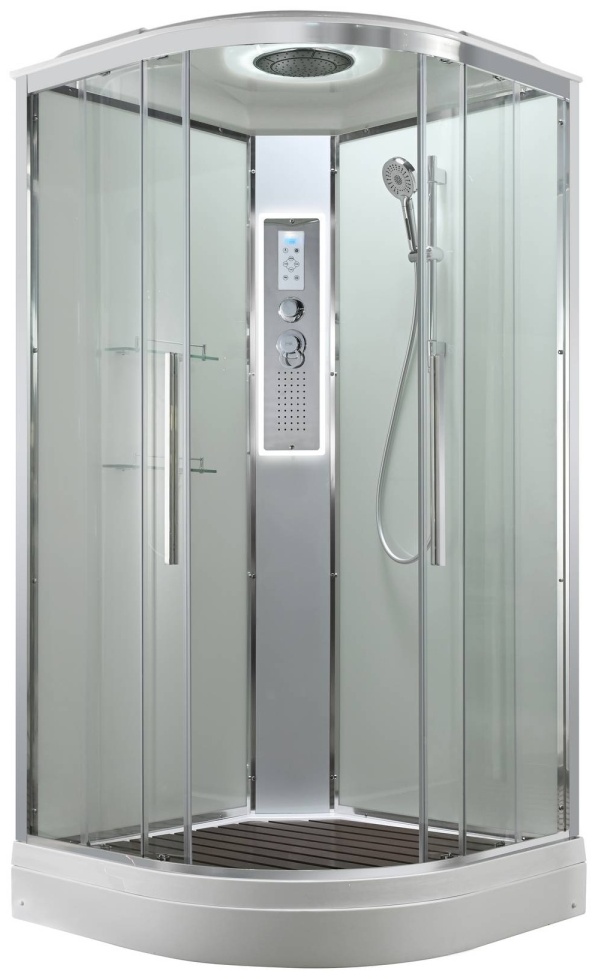 Душевая кабина EM2080LEDT прозрачная 80*80*220 - артикул K0000262347