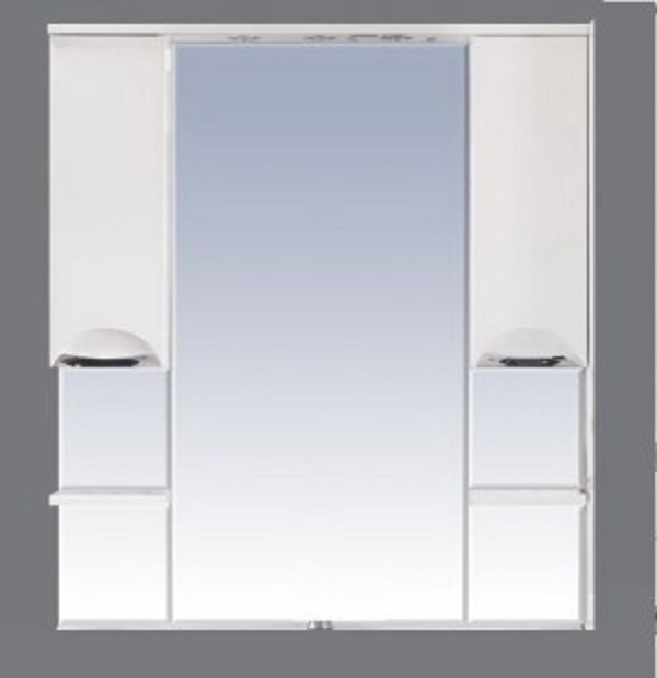 София - 120 Зеркало-шкаф (свет) белая эмаль - артикул K0000042075