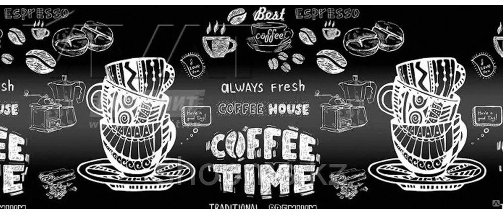 Фартук КронаПласт "Coffee time" (493) 3*0,6м - артикул K0000088846