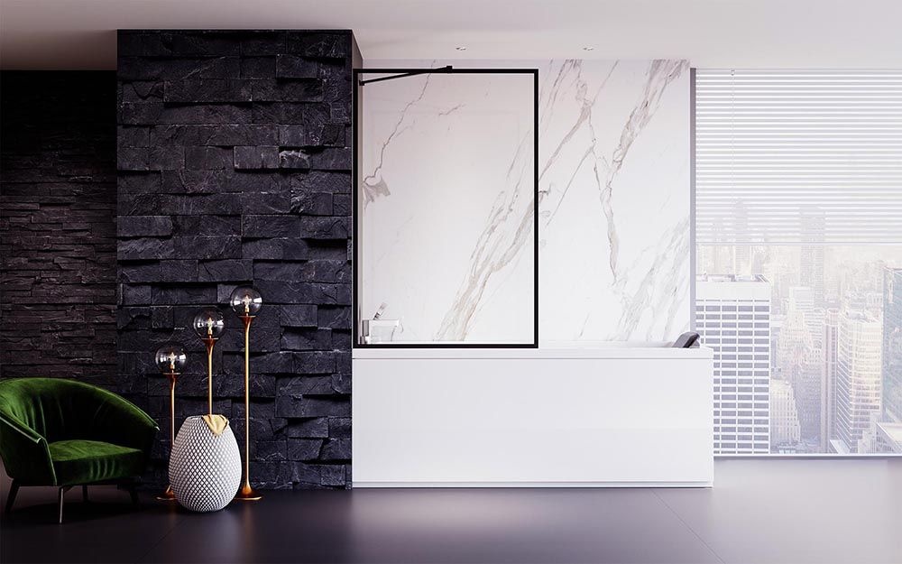 Душ. шторка Veconi PL-85B Арт. PL85B-50-01-C8 Стекло прозрачное/5 мм - артикул K0000271213