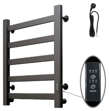 Полотенцесушитель Диана Пэк сп 1 60х40 Al черный - артикул K0000237626