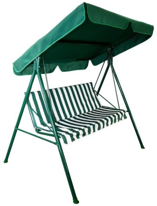 Качели садовые "Адлер" зелёные, 175 х 150 х 120см, максимальная нагрузка 150 кг 4150902 - артикул K0000188207