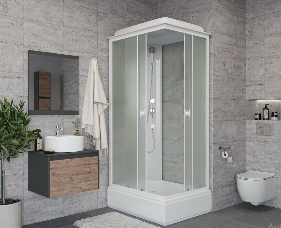 Душ.кабина Niagara Promo P110/80/26Q/MT (1100х800х2150) 4 места + полка - артикул K0000189734