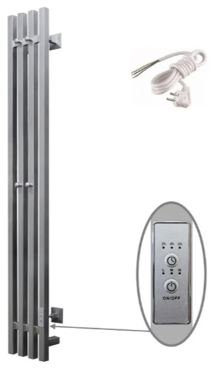 Полотенцесушитель Пэк сп Вектор кв 4 120*15 матовый хром - артикул K0000237600