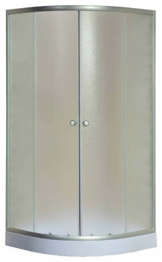 Душ. уголок Niagara NG-003-14 (800х800х1950) низкий поддон стекло МАТОВОЕ 2 места (поддон, сифон) - артикул K0000105747