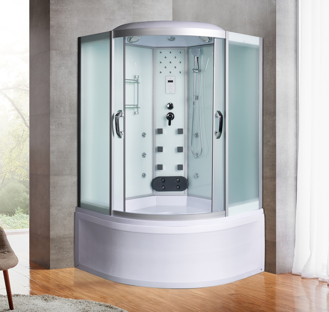 Душевая кабина TEMZA 120/120/55 MT 120*120*220 (1/4 круга, мат.стекла, высокий поддон) - артикул K0000097495