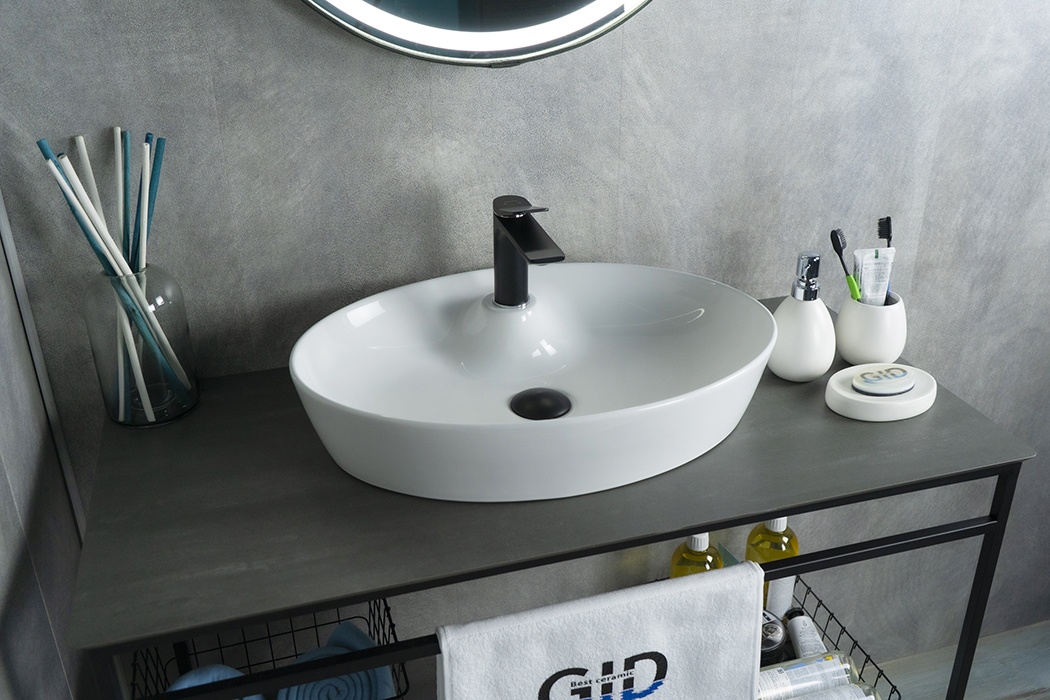 Раковина Gid накладная 51150 N9436 белый - артикул K0000219007
