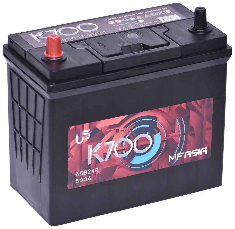 Аккумулятор 050 K700 MF Asia 65B24L e обратная полярность -/+ - артикул K0000199921