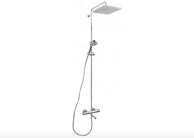 Душевая система с термостатом для ванны, хром Jacob Delafon Atom E26238-CP - артикул K0000263457