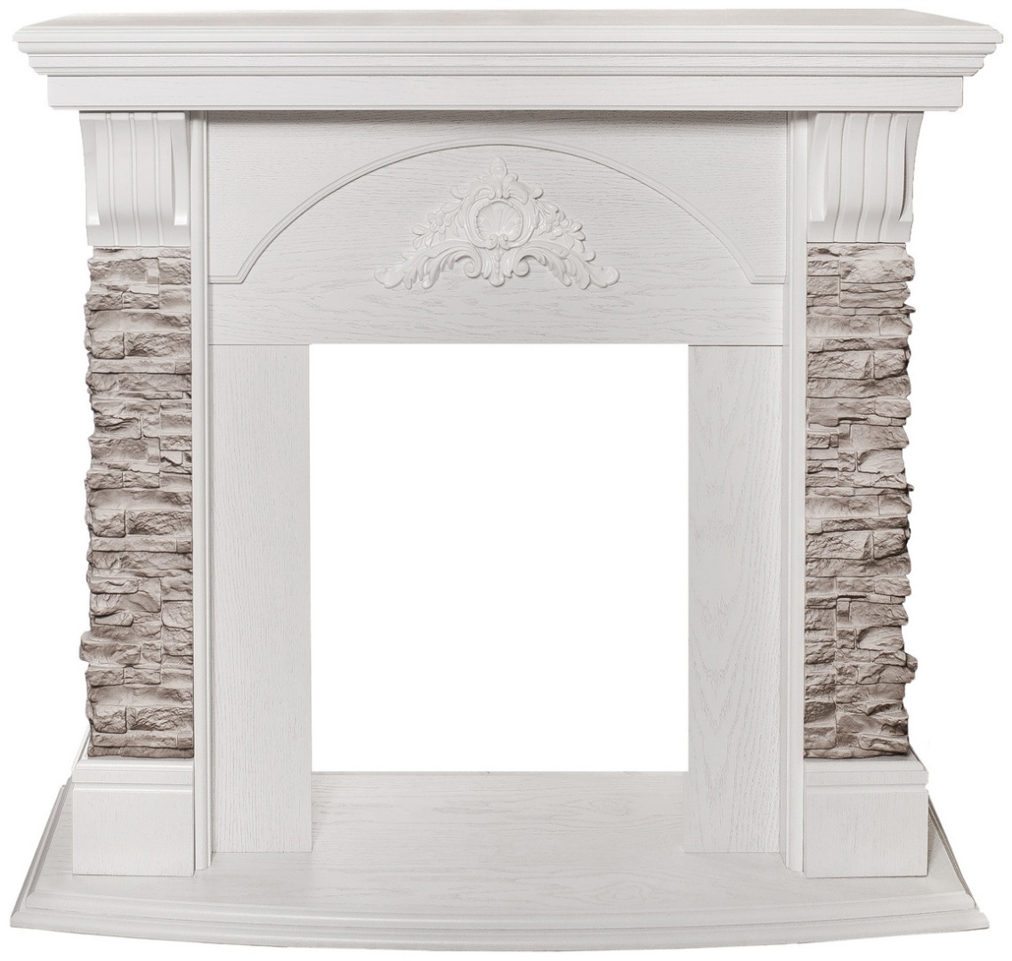 Портал для электрокамина ATHENA CORNER GR STD/EUG/25'5/24 WT-511 (980х1080х800, МДФ, белый) - артикул K0000101828