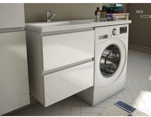 Комплект мебели Dallas Luxe 1400*482 лев подвесная 2ящ - артикул K0000092845