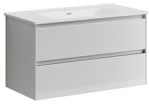 CN90W Тумба SANCOS подвесная CENTO 90 2я цв.белый глянец - артикул K0000219524