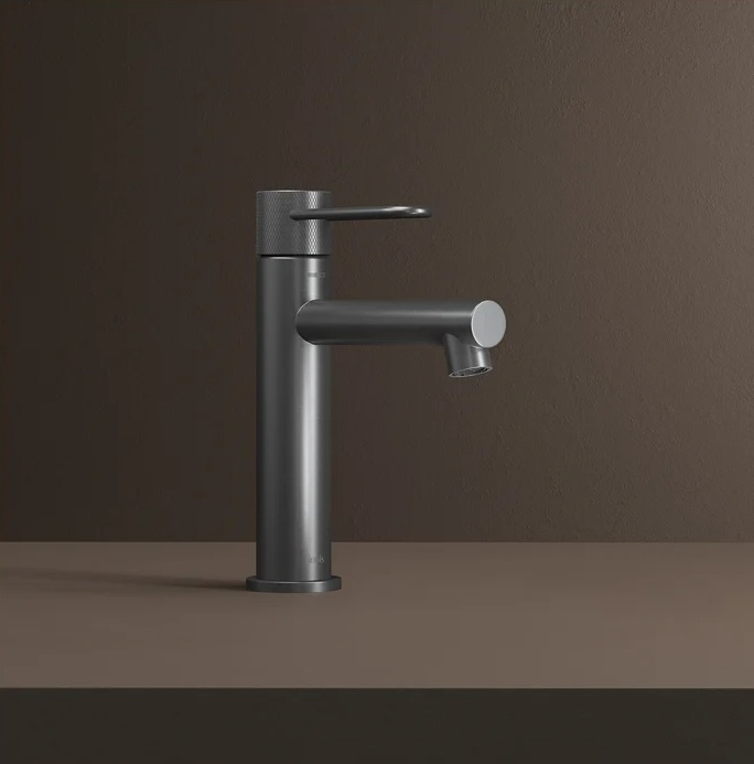 DUNGM00i01, Смеситель для умывальника, матовый графит, Duna, ID - артикул K0000270210