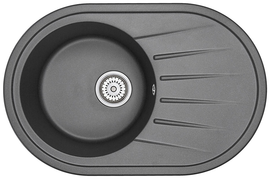 Кухонная мойка Granula Standart ST-7601 черный - артикул K0000176324