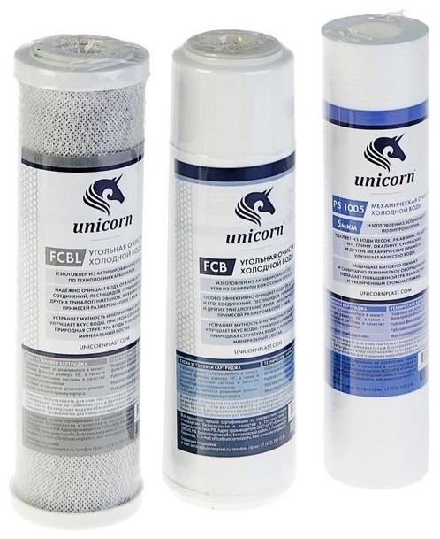 Комплект картриджей для FPS 3 (PS1005S,FCB,FCBL) UNICORN (K-CB) улучшенная очистка - артикул K0000026879