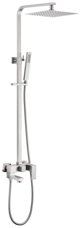 Душевая стойка ABBER Daheim AF8216SPL с изливом, сатин - артикул K0000231108