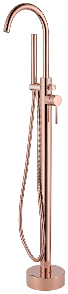 Смеситель ABBER Wasser Kreis AF8115RG напольный для ванны, розовое золото - артикул K0000084659