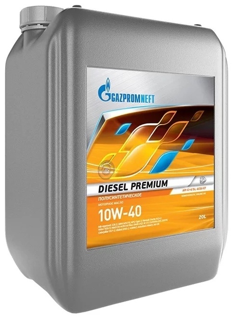 10W40 Gazpromneft Diesel Premium 20л - артикул K0000100301