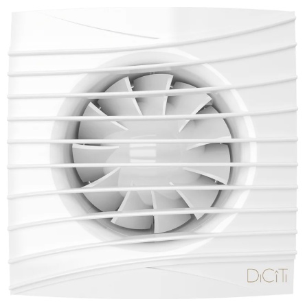 Вентилятор накладной SILENT 5С D125 обр.клапан turbo DICITI - артикул K0000183539