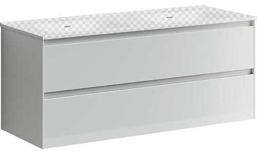 CN120-2W Тумба SANCOS подвесная CENTO 120 2я цв.белый глянец - артикул K0000220598