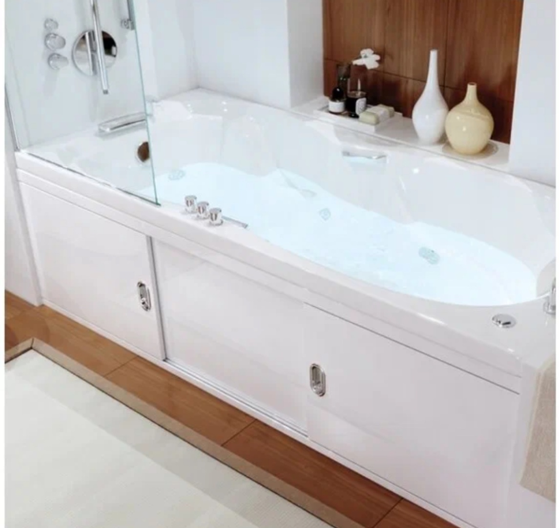 Экран под ванну МДФ купе Still 1,7-01 белый - артикул K0000230581