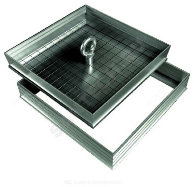 Люк напольный под плитку Floor D5050 - артикул K0000074857