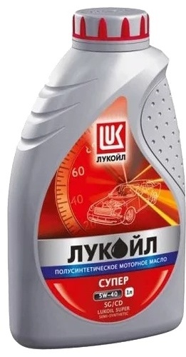 5W40 Лукойл Супер SG/CD 1л полусинтет. моторное масло - артикул K0000089885
