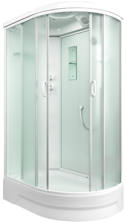 Душевая кабина MIRWELL MR351226L-C3-RUS ассиметричная 1200x800x2260 средний поддон - артикул K0000233073