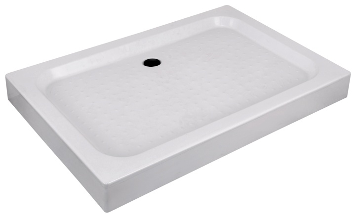 Душевой поддон прямоугольный, с сифоном, 1200*800*150 мм, белый (P-12815R-WH), ABS-пластик - артикул K0000227634