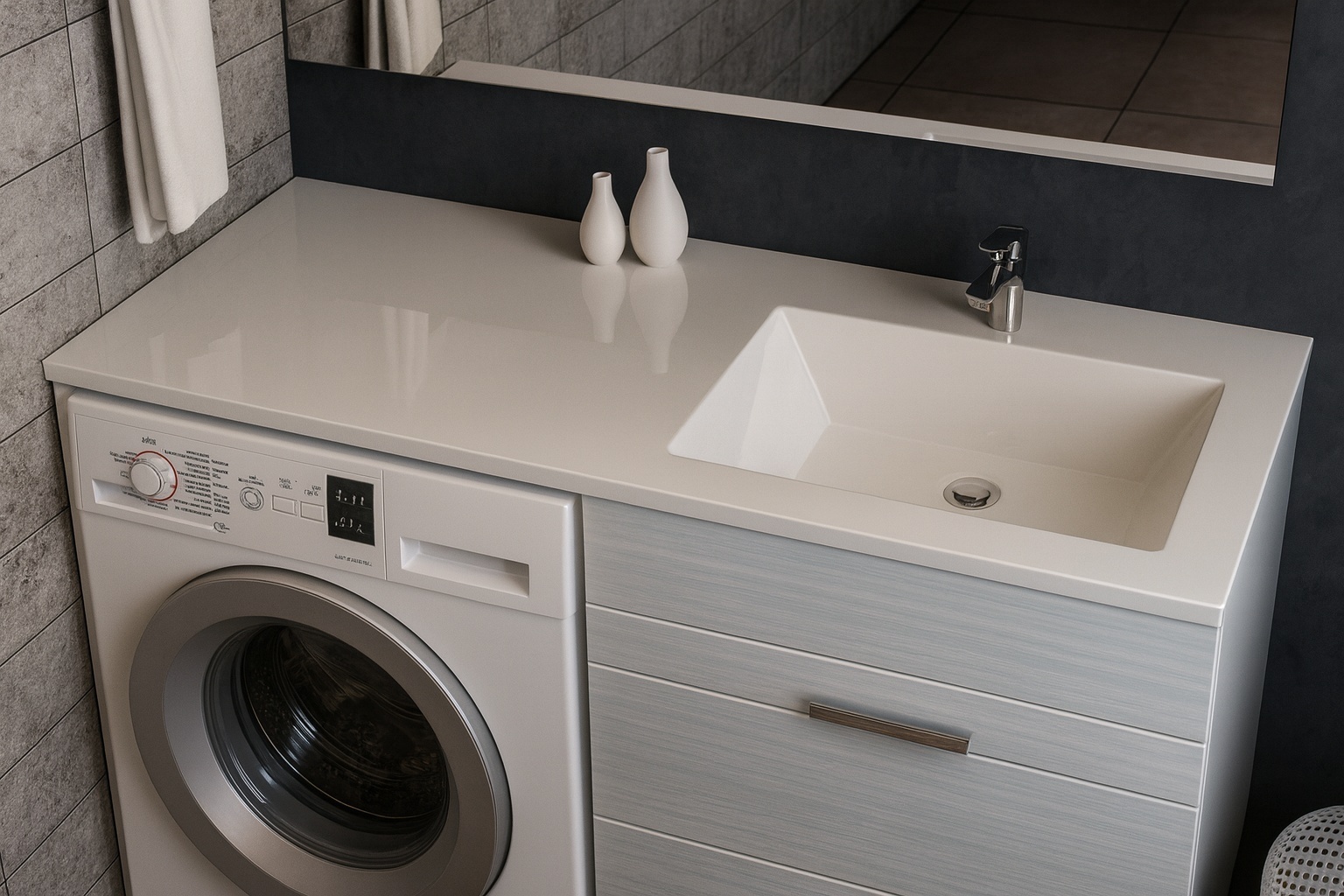 Раковина Лакшери правая V121D1 (сигн.бел.) Granit MARRBAXX - артикул K0000040059