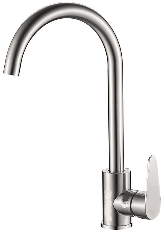Смеситель для кухни HAIBA HB70802, нержавеющая сталь - артикул K0000180946