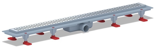 Трап TL1485G пластик.лин.вып 40 реш.нерж.сталь.глянец.Бимс 850 - артикул K0000032590