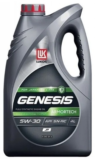 5W30 Лукойл GENESIS ARMORTECH JP 4л синтет. моторное масло - артикул K0000089869
