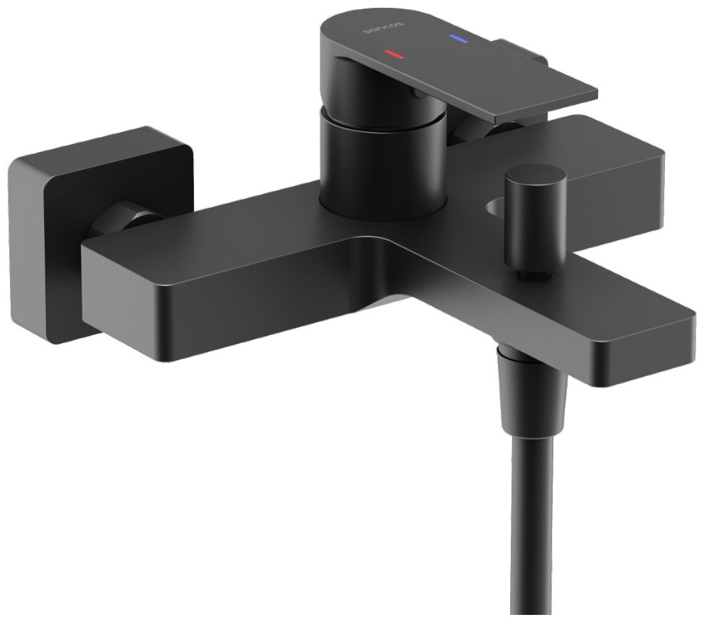 SC9018MB Смеситель для ванны с душем Studio, черный матовый - артикул K0000220502