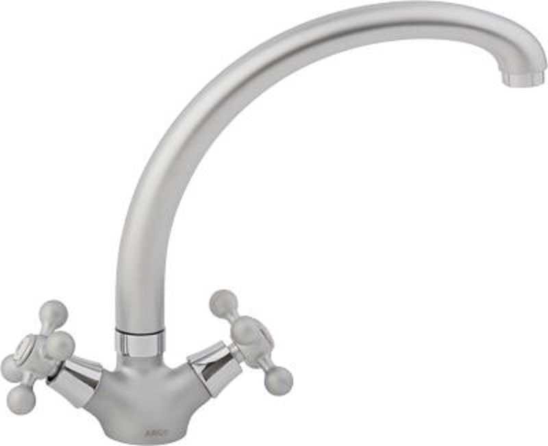Смеситель ARCO кухня     маховик крест, металл, МАТОВЫЙ, А4515М - артикул K0000116697