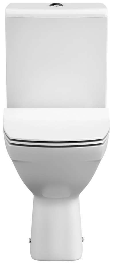 Унитаз-компакт CARINA NEW CLEAN ON 011, горизонт. выпуск, сид. дюр. с микр. тонкое 2-реж. арм. 3/5 - артикул K0000095821