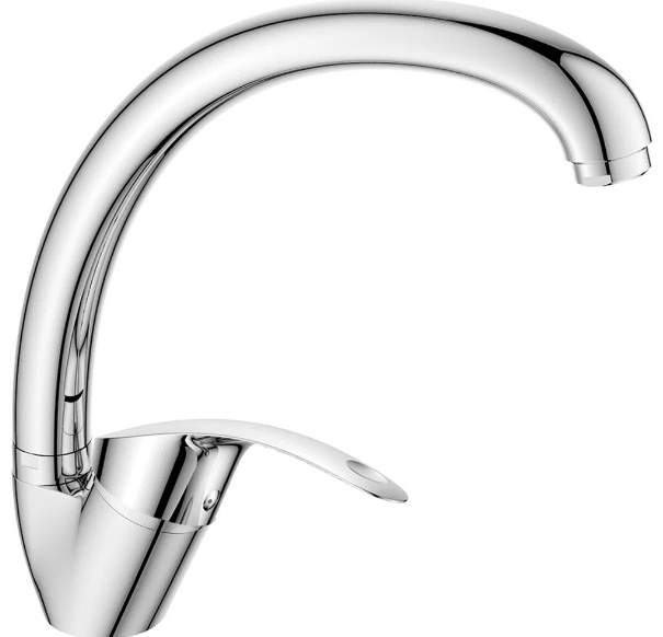 DR71021 Смеситель DecoRoom одноручный для кухни с высоким поворотным изливом, хром - артикул K0000081961