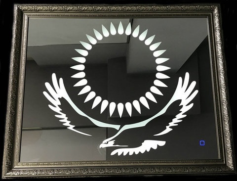 Зеркало Континент "Kazakhstan Silver LED" - артикул K0000041617