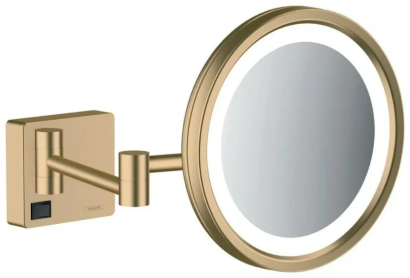 Зеркало косметическое с подсветкой, бронза Hansgrohe AddStoris 41790140 - артикул K0000263022